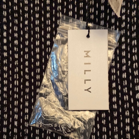 NWT Milly Elegant Black Sleeveless Dress XS/P